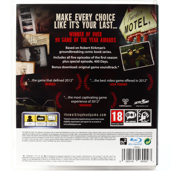 The Walking Dead: The Complete First Season Plus 400 Days - PS3 spill - Retrospillkongen