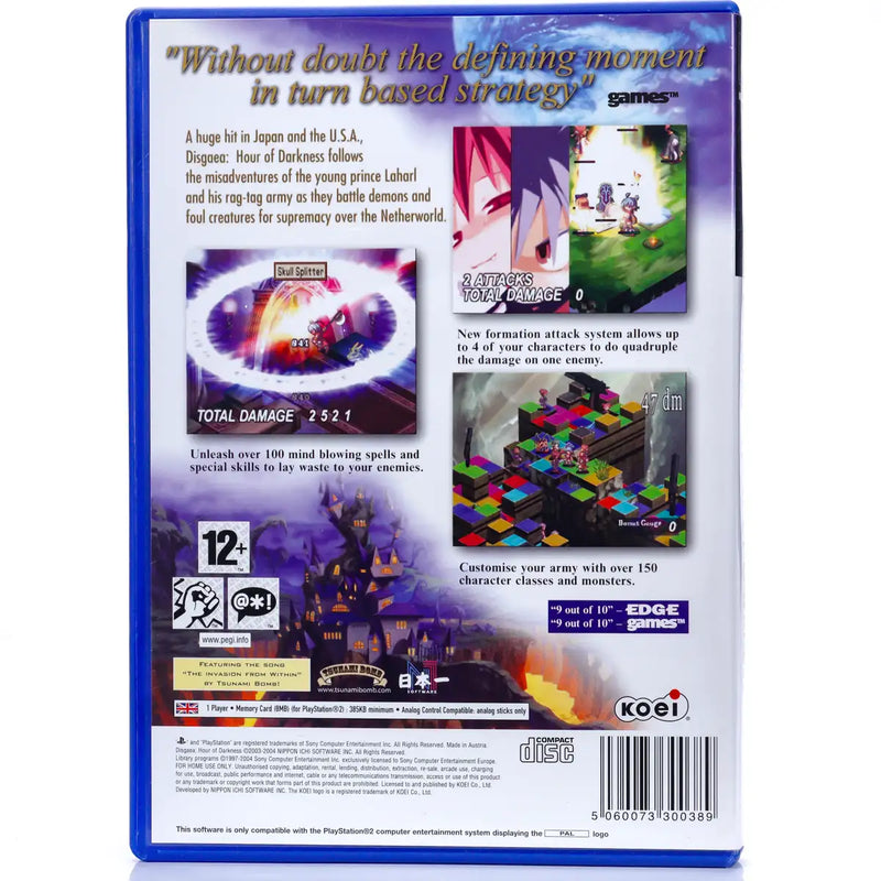 Disgaea: Hour of Darkness - PS2 Spill