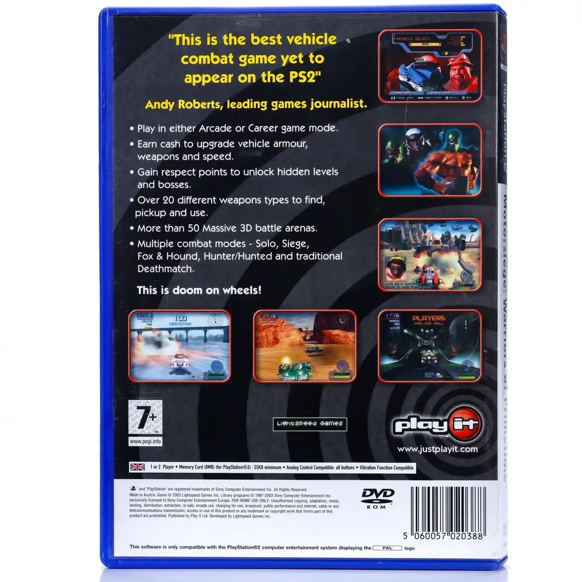 Motorsiege: Warriors of Primetime - PS2 Spill - Retrospillkongen