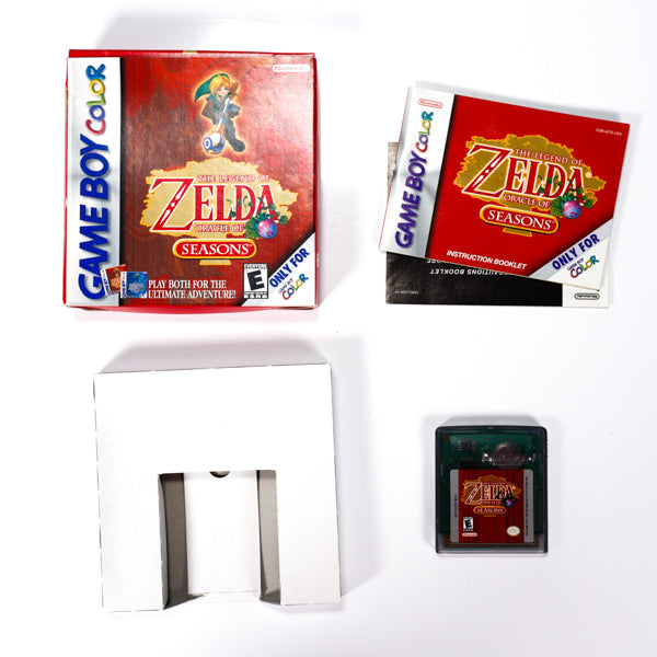 The Legend of Zelda: Oracle of Seasons - GBC spill (Komplett i Eske, Regionfri NTSC versjon)