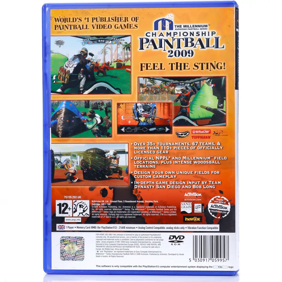 The Millennium European Paintball Series: Championship Paintball - PS2 Spill - Retrospillkongen