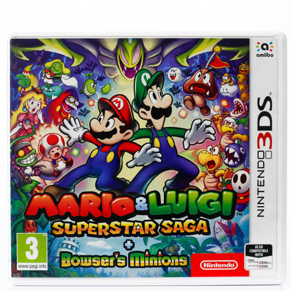Mario & Luigi: Superstar Saga + Bowser's Minions - Nintendo 3DS spill - Retrospillkongen