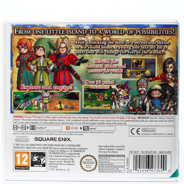 Dragon Quest VII: Fragments of the Forgotten Past - Nintendo 3DS spill