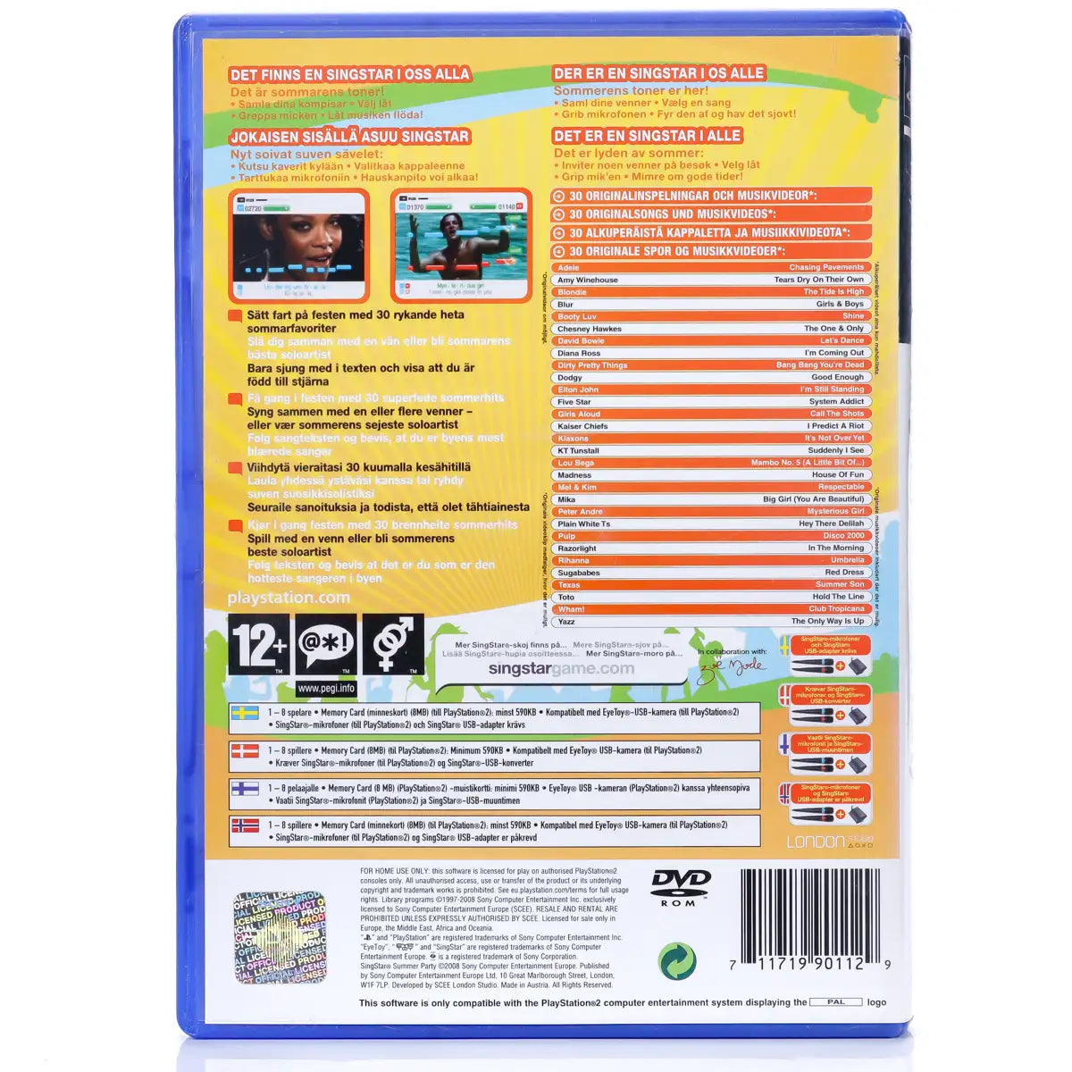 SingStar: Summer Party - PS2 Spill - Retrospillkongen