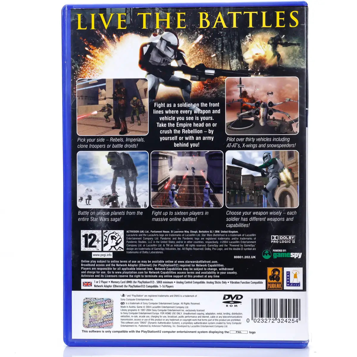 Star Wars: Battlefront - PS2 Spill - Retrospillkongen