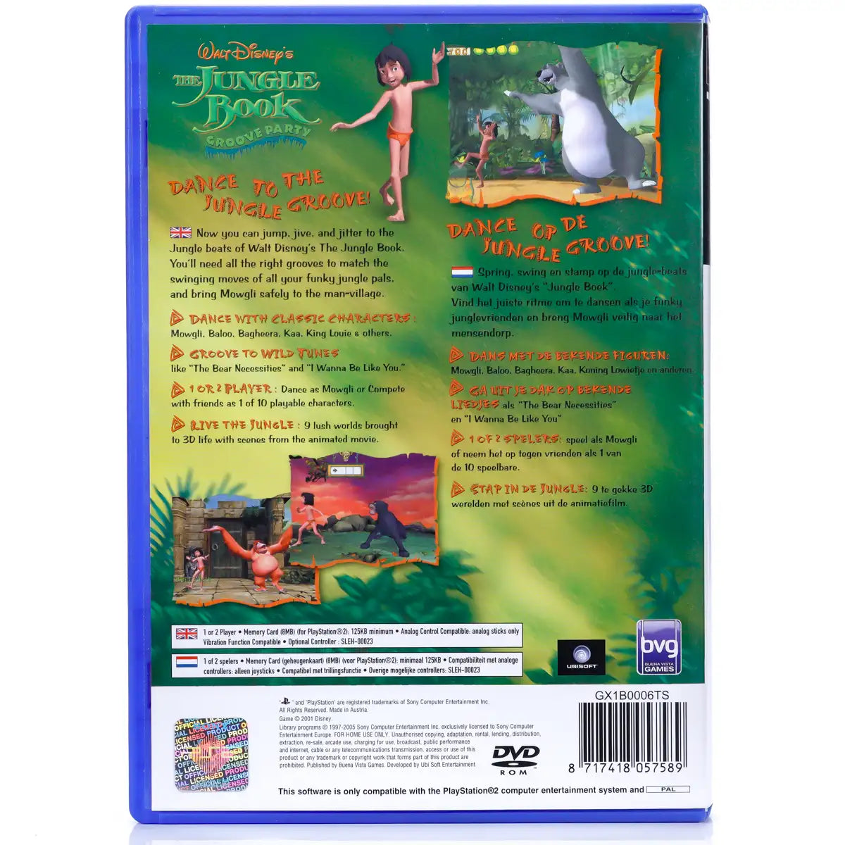 Walt Disney's The Jungle Book: Rhythm n' Groove - PS2 Spill - Retrospillkongen