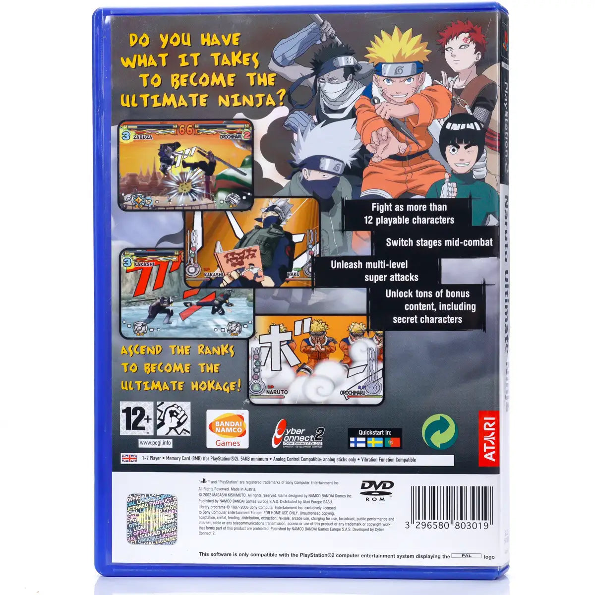 Naruto: Ultimate Ninja - PS2 Spill - Retrospillkongen