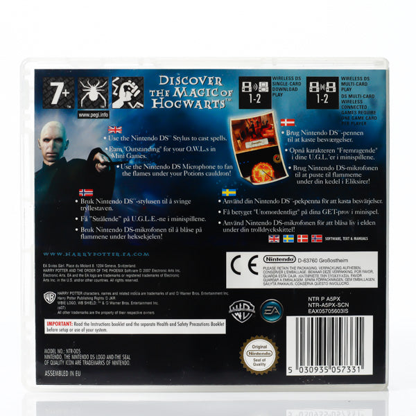 Harry Potter and the Order of the Phoenix - Nintendo DS spill - Retrospillkongen