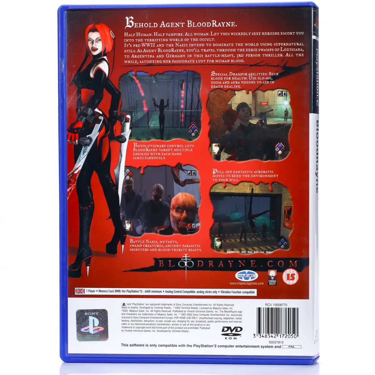 Bloodrayne  - PS2 Spill - Retrospillkongen