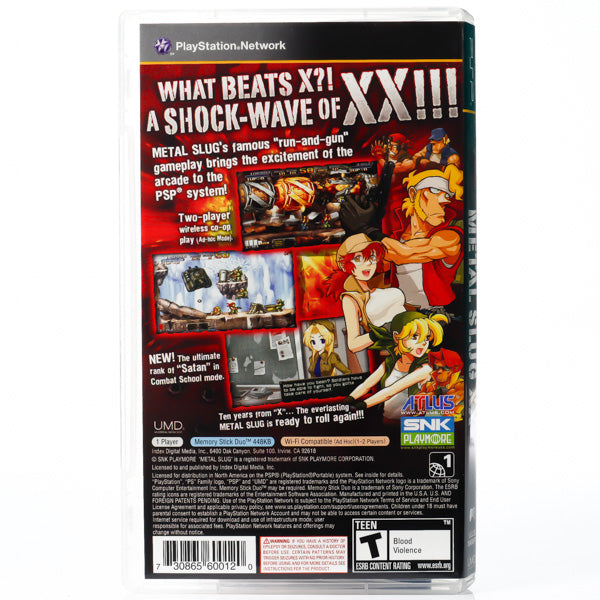 Metal Slug XX - PSP spill (Regionfri - NTSC) - Retrospillkongen