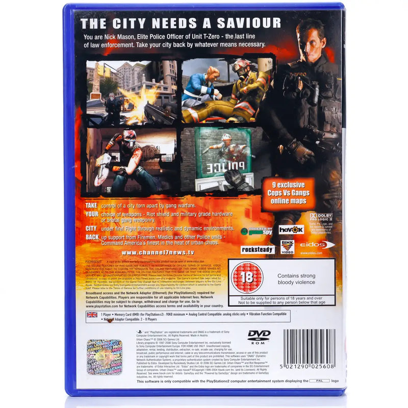 Urban Chaos: Riot Response - PS2 Spill