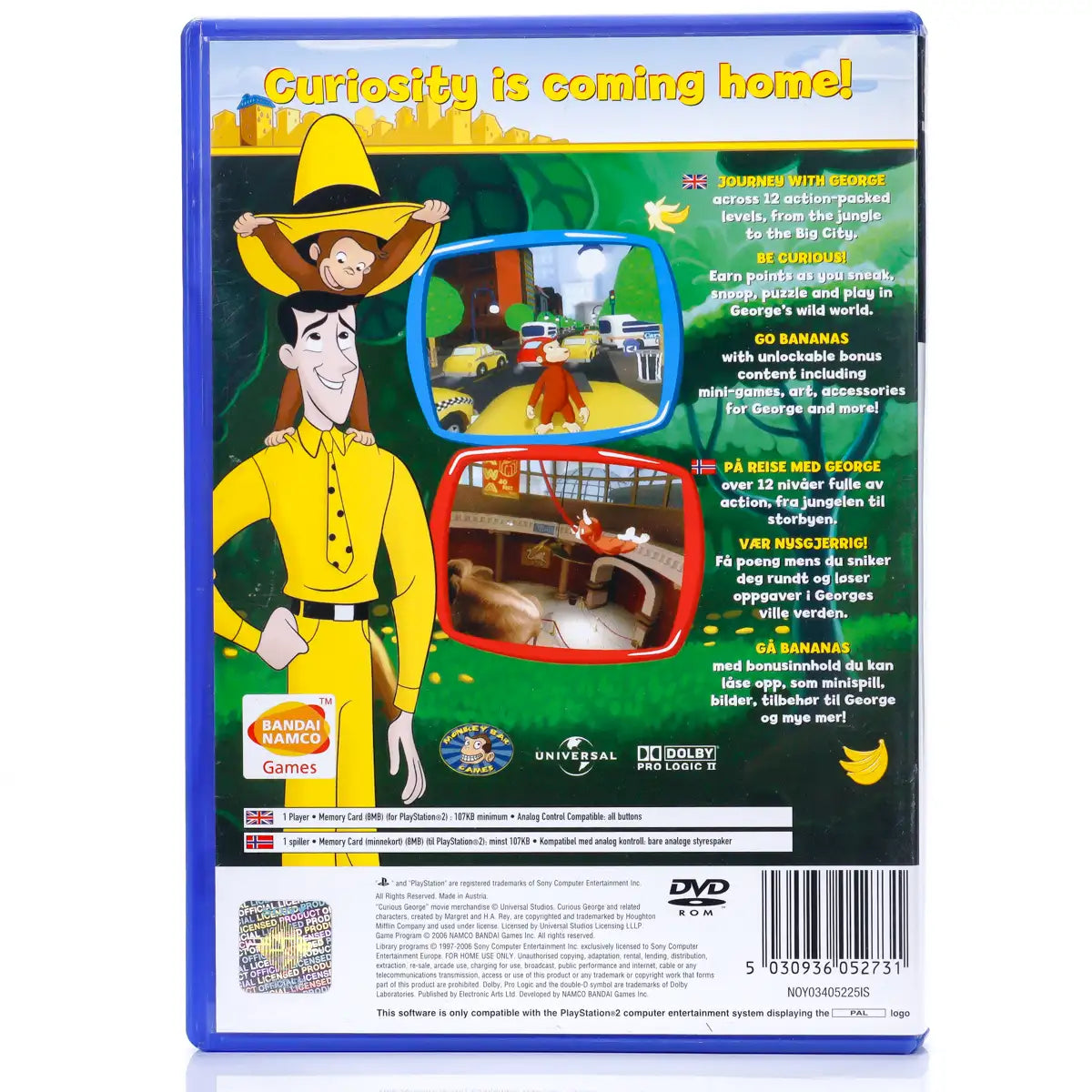 Curious George - PS2 Spill - Retrospillkongen