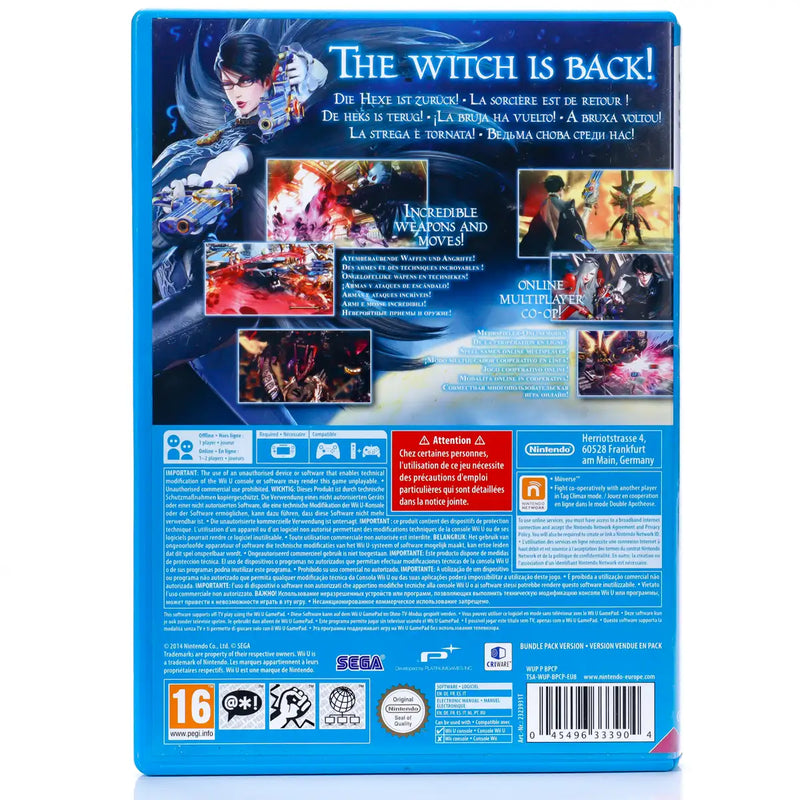 Bayonetta 2 - Wii U Spill