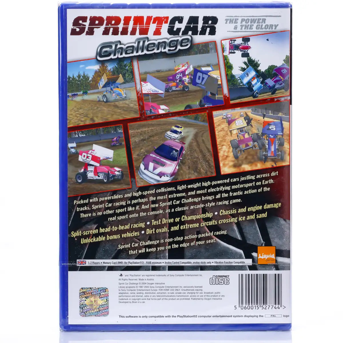 Sprint Car Challenge: The Power & The Glory - PS2 spill (Forseglet) - Retrospillkongen
