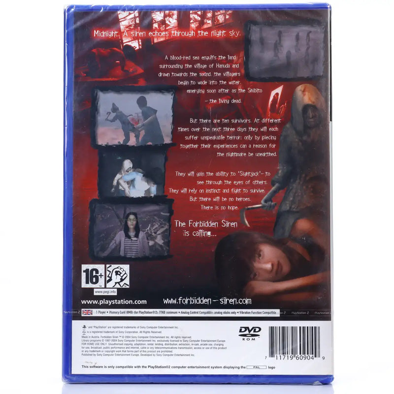 Forbidden Siren - PS2 spill (Forseglet)