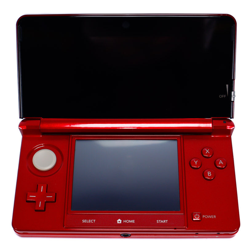 Nintendo 3DS Flame Red Edition Håndholdt Konsoll I Eske