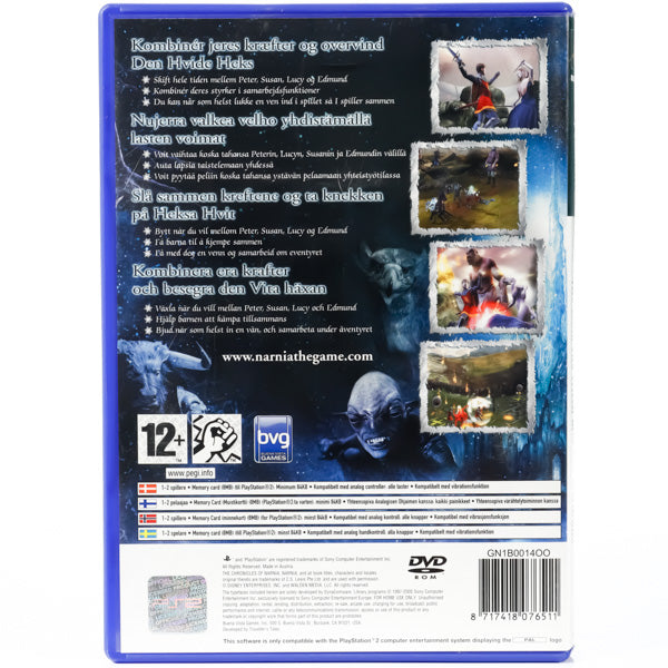 The Chronicles of Narnia: The Lion, The Witch and The Wardrobe - PS2 spill - Retrospillkongen
