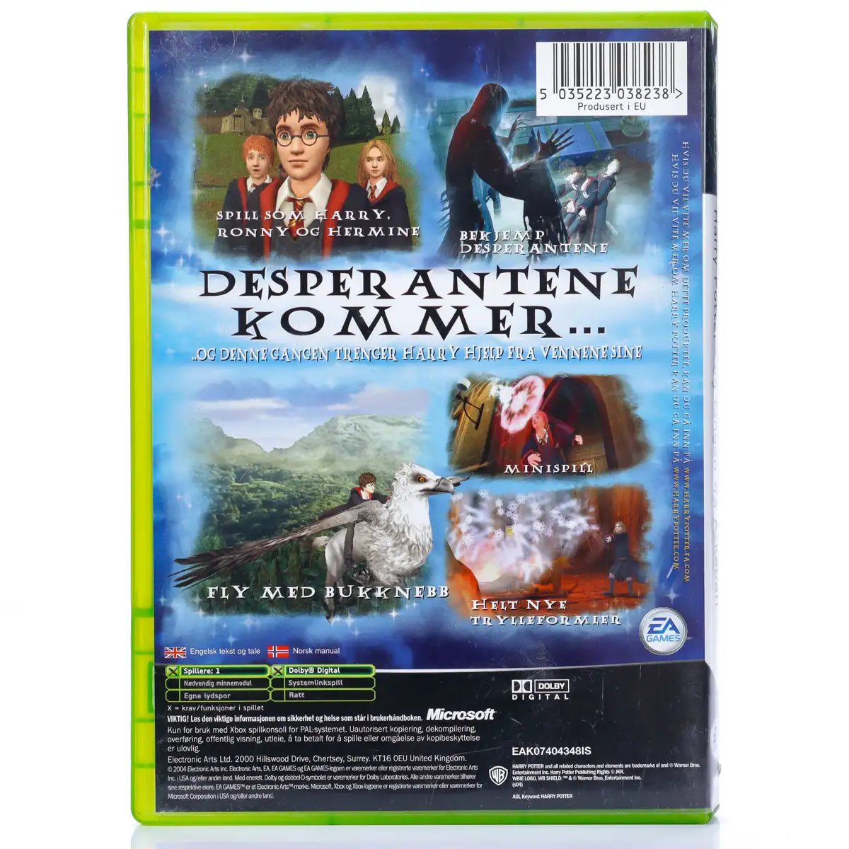 Harry Potter and the Prisoner of Azkaban - Xbox spill - Retrospillkongen