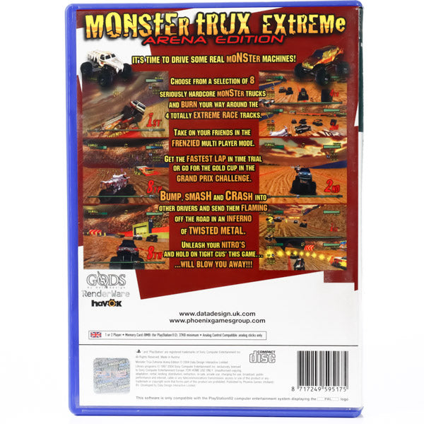 Monster Trux Extreme: Arena Edition - PS2 spill - Retrospillkongen