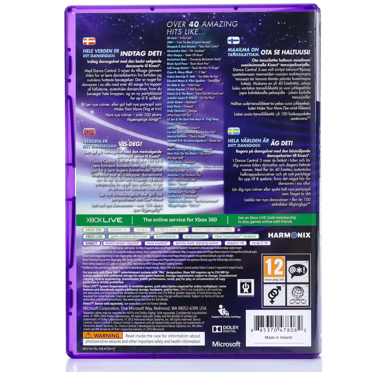 Dance Central 3 - Xbox 360 spill - Retrospillkongen