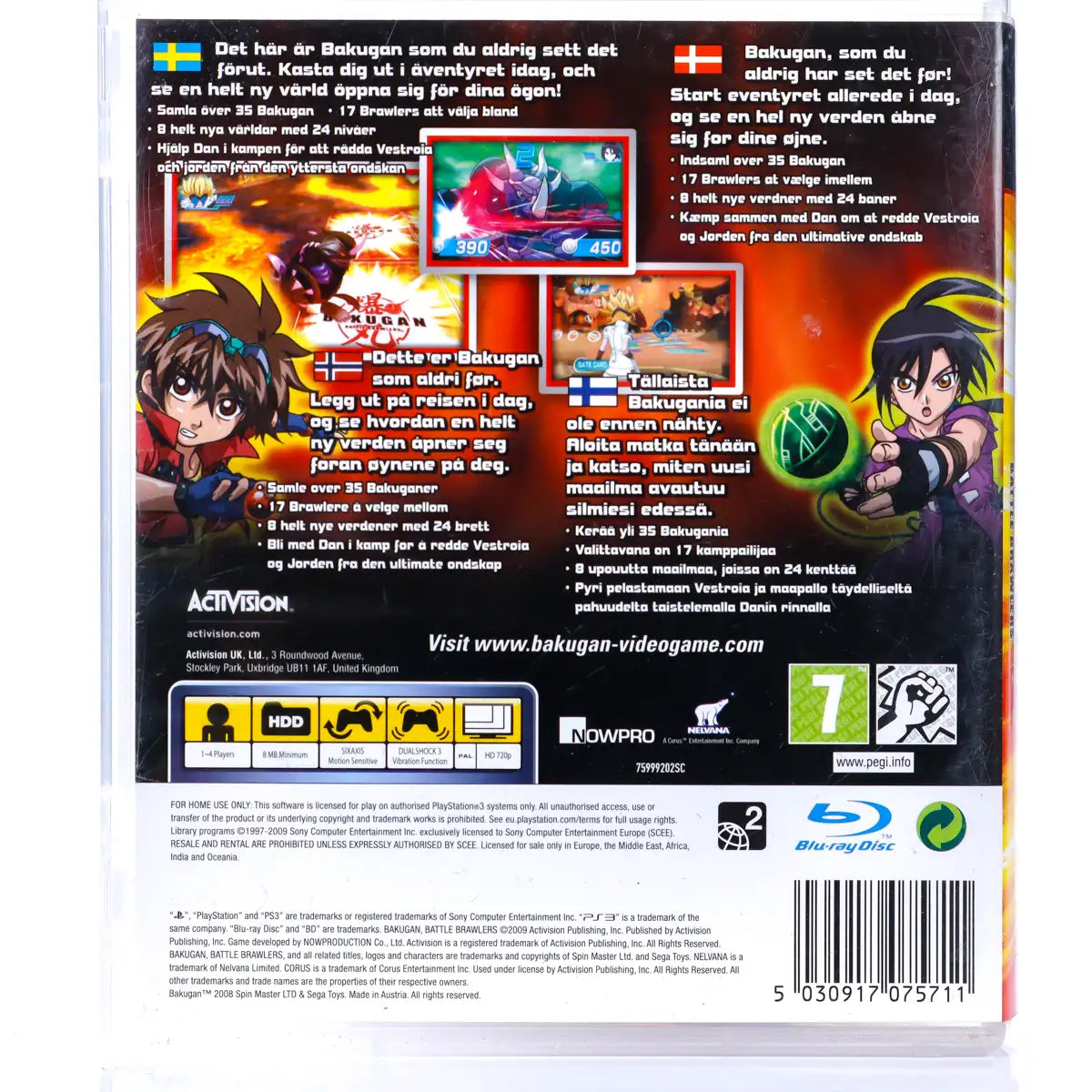 Bakugan: Battle Brawlers - PS3 spill - Retrospillkongen