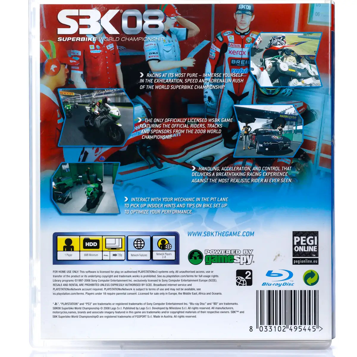 SBK 08: Superbike World Championship - PS3 Spill - Retrospillkongen