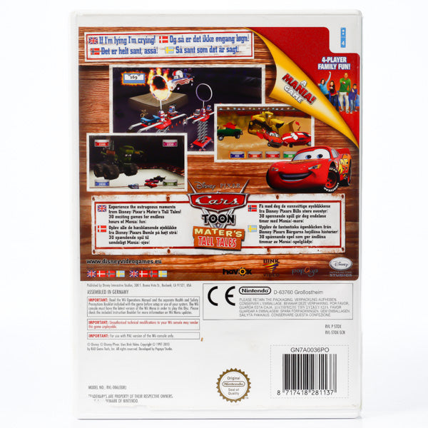Disney•Pixar Cars Toon: Mater's Tall Tales - Wii spill - Retrospillkongen