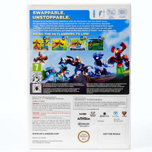Skylanders: Swap Force - Wii spill - Retrospillkongen