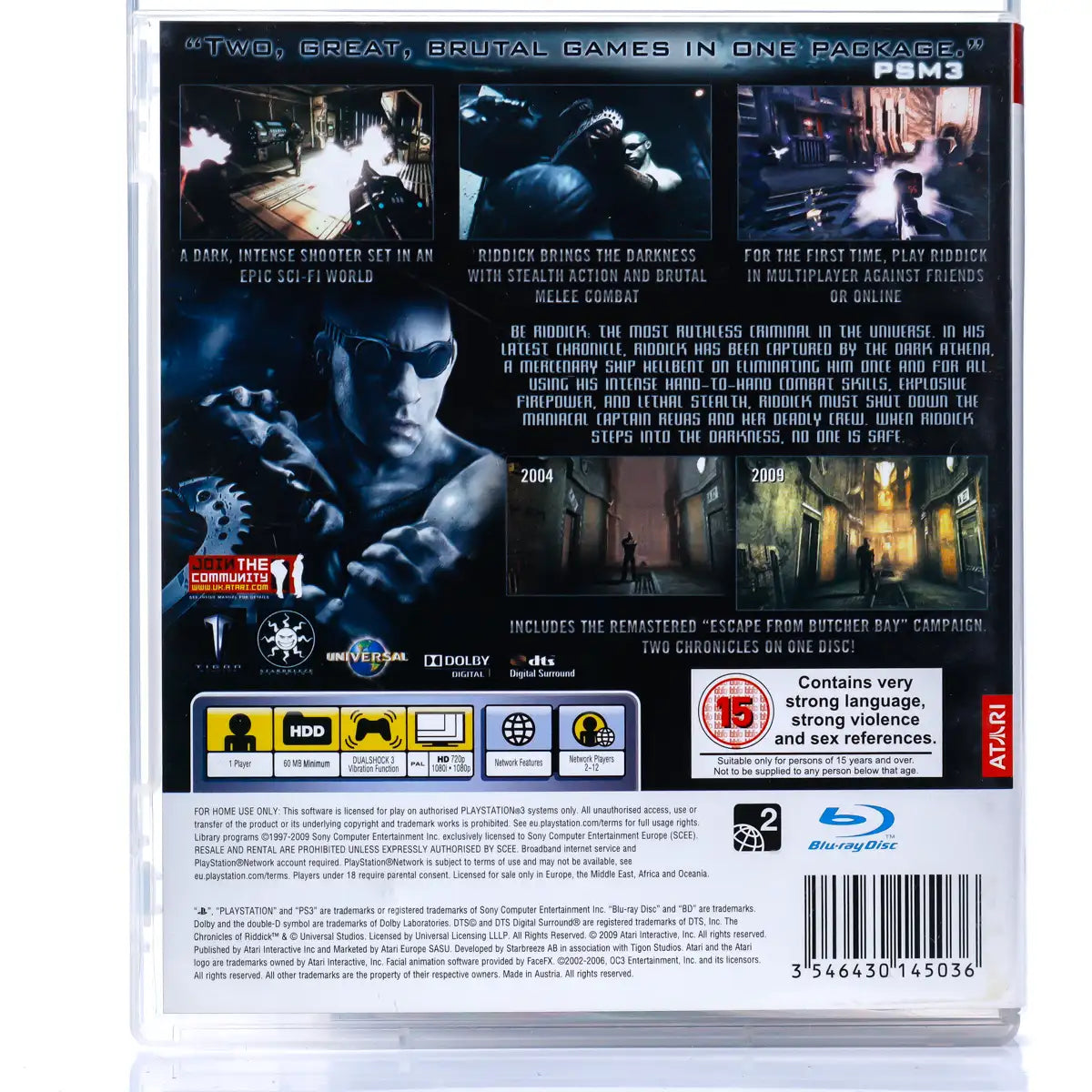The Chronicles of Riddick: Assault on Dark Athena - PS3 Spill - Retrospillkongen