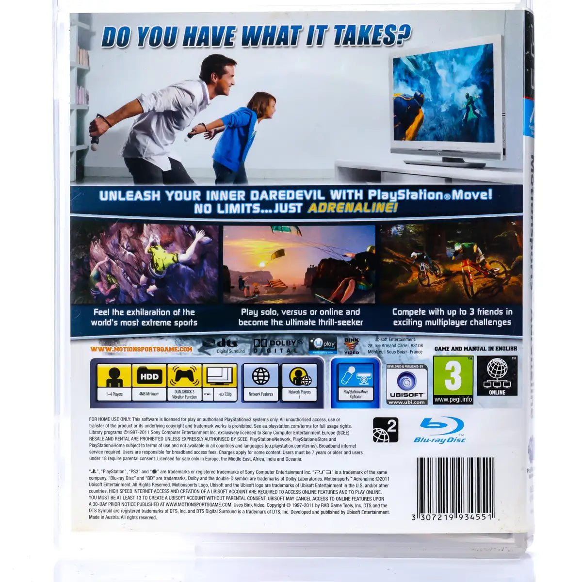 MotionSports Adrenaline - PS3 Spill - Retrospillkongen