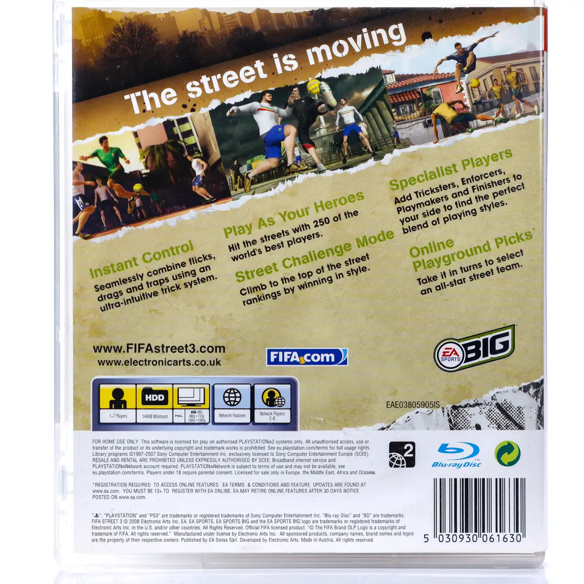 FIFA Street 3 - PS3 spill - Retrospillkongen