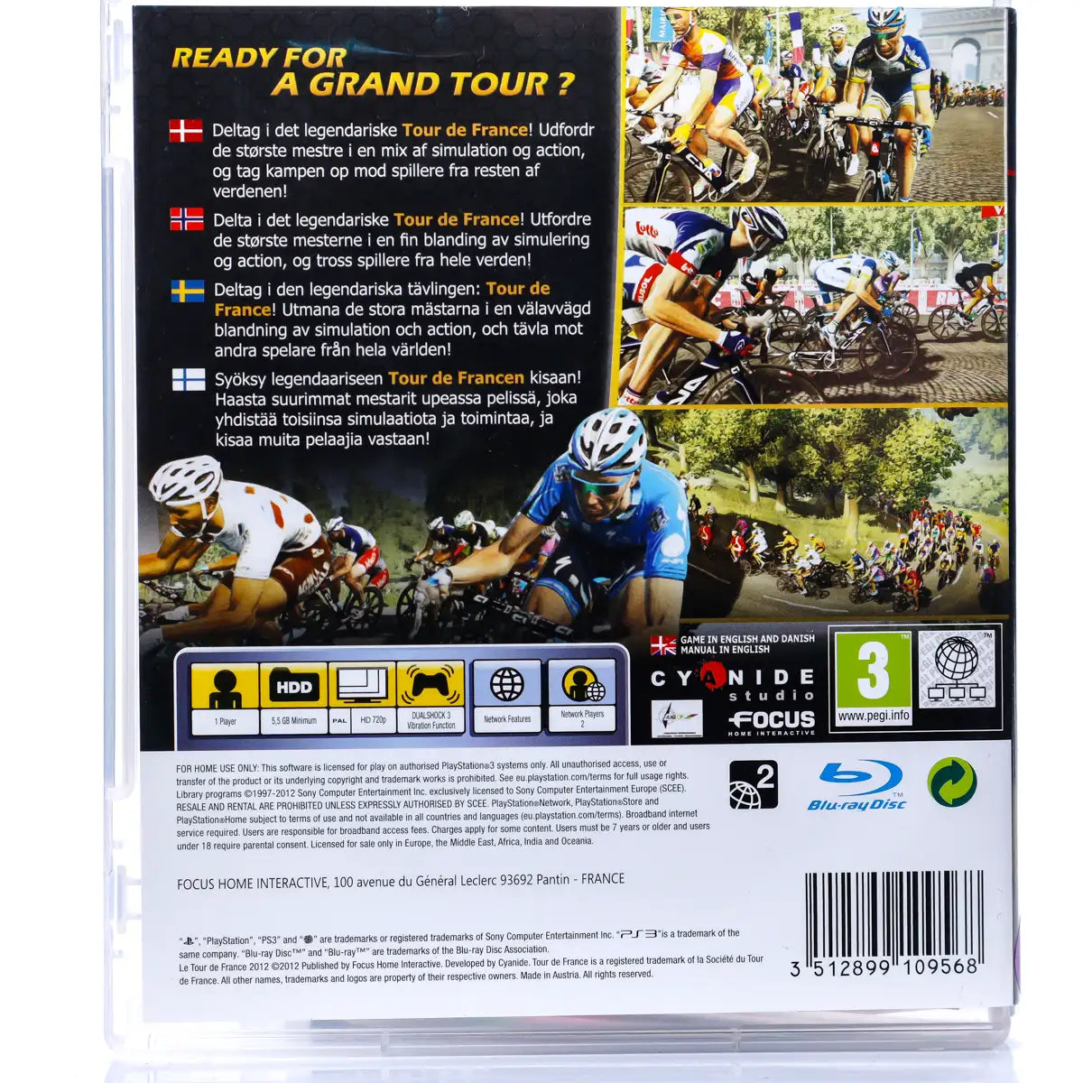 Le Tour de France 2012 - PS3 Spill - Retrospillkongen
