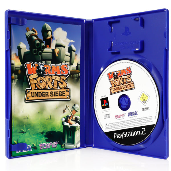 Worms Forts Under Siege - PS2 spill - Retrospillkongen