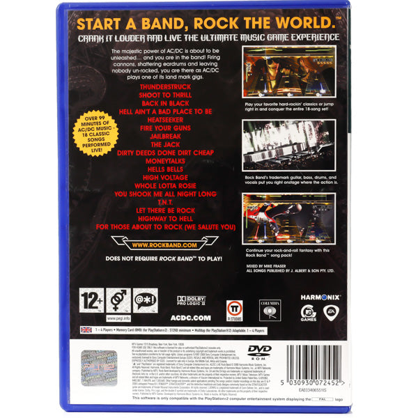 AC/DC Live: Rock Band - PS2 spill - Retrospillkongen