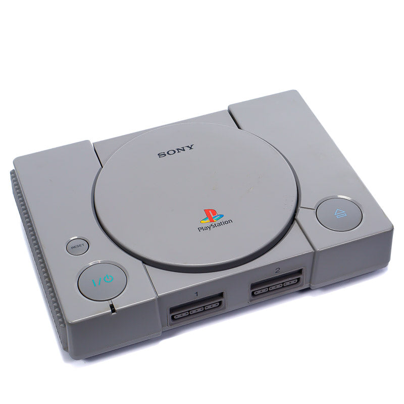 Sony PlayStation 1 Dual Shock Grå Konsoll Pakke - PS1 (Komplett i Eske) - Retrospillkongen