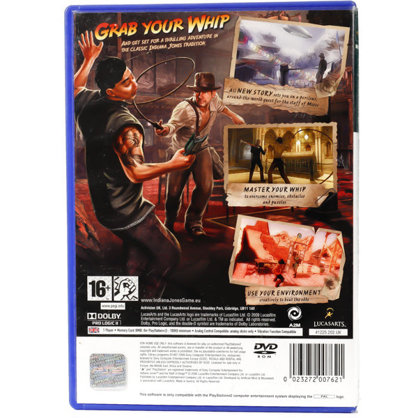 Indiana Jones and the Staff of Kings - PS2 spill - Retrospillkongen