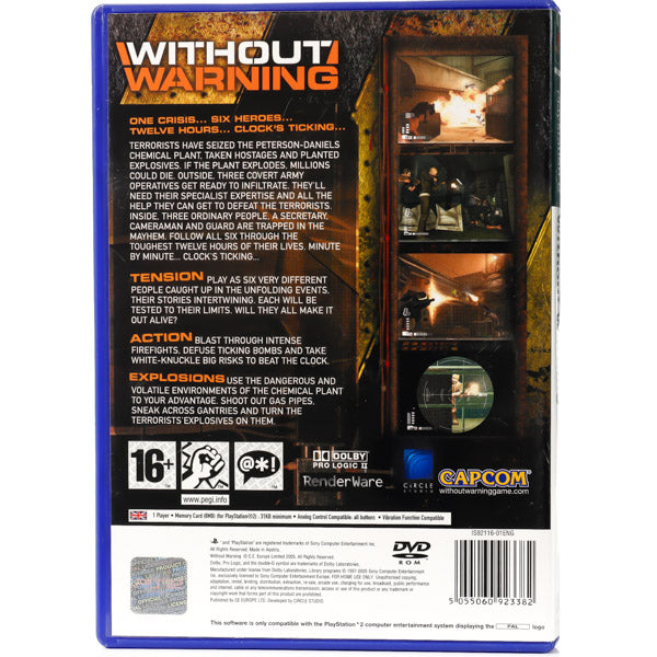 Without Warning - PS2 spill - Retrospillkongen