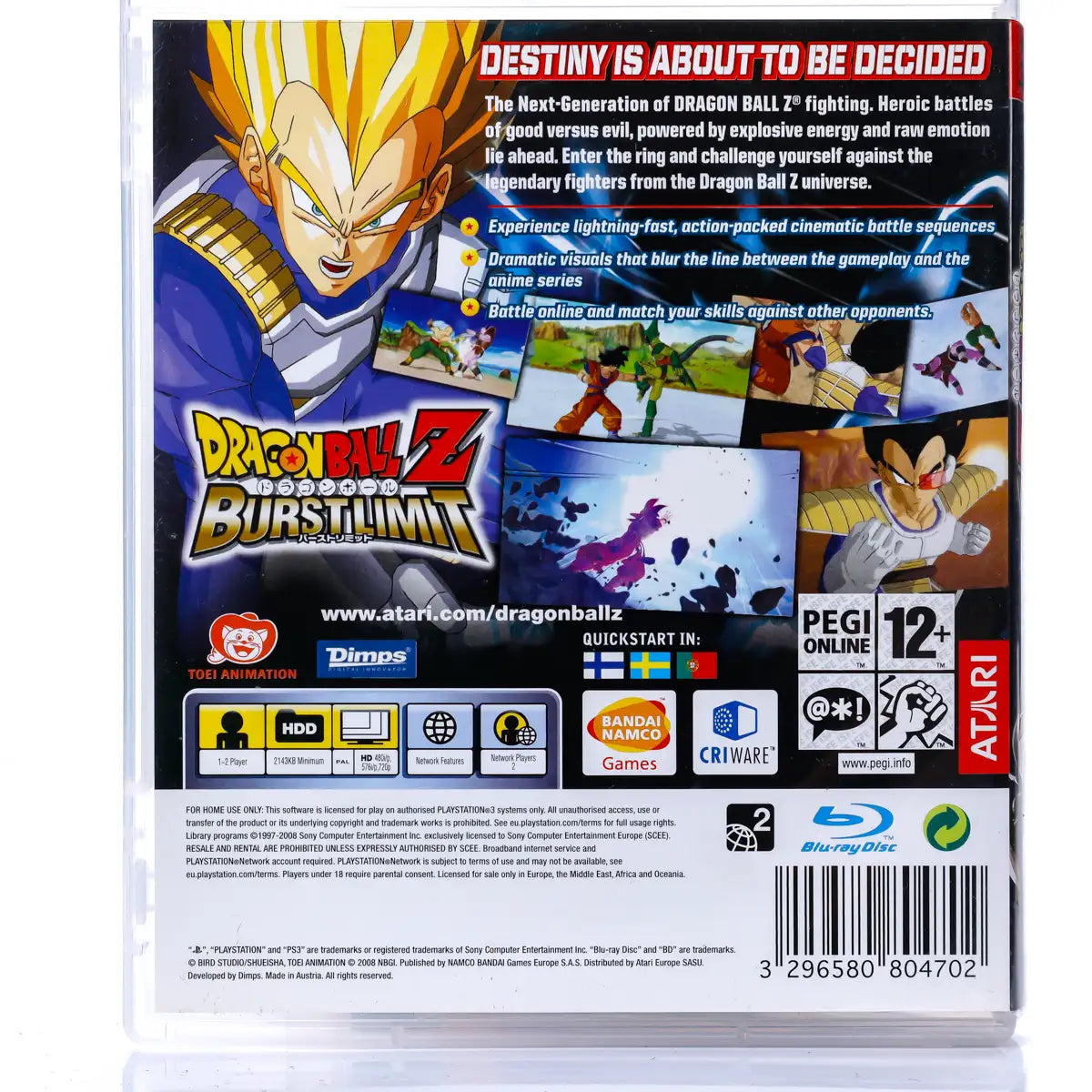 Dragon Ball Z: Burst Limit - PS3 Spill - Retrospillkongen