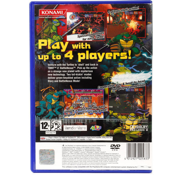 Teenage Mutant Ninja Turtles 2: Battle Nexus - PS2 spill - Retrospillkongen