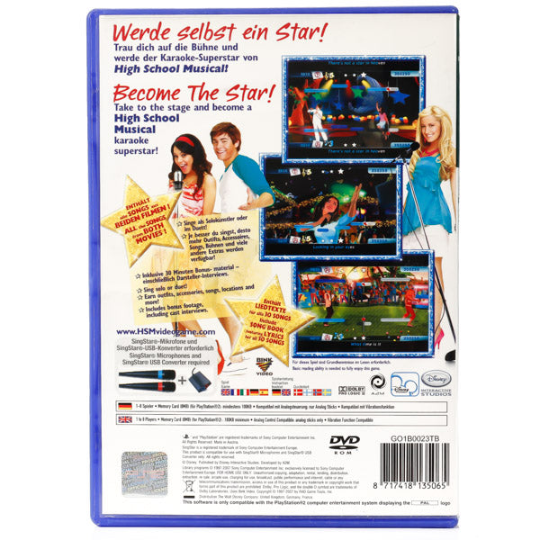 Disney High School Musical: Sing It! - PS2 spill - Retrospillkongen