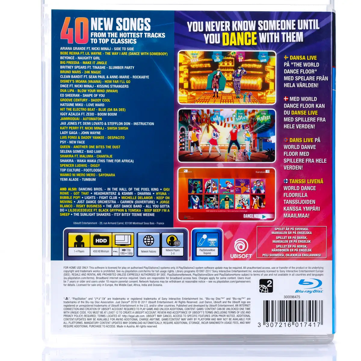 Just Dance 2018 - PS3 spill - Retrospillkongen