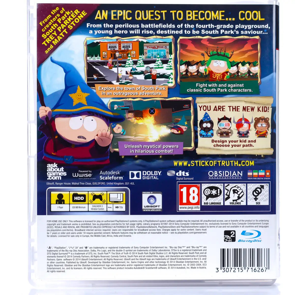 South Park: The Stick of Truth - PS3 spill - Retrospillkongen