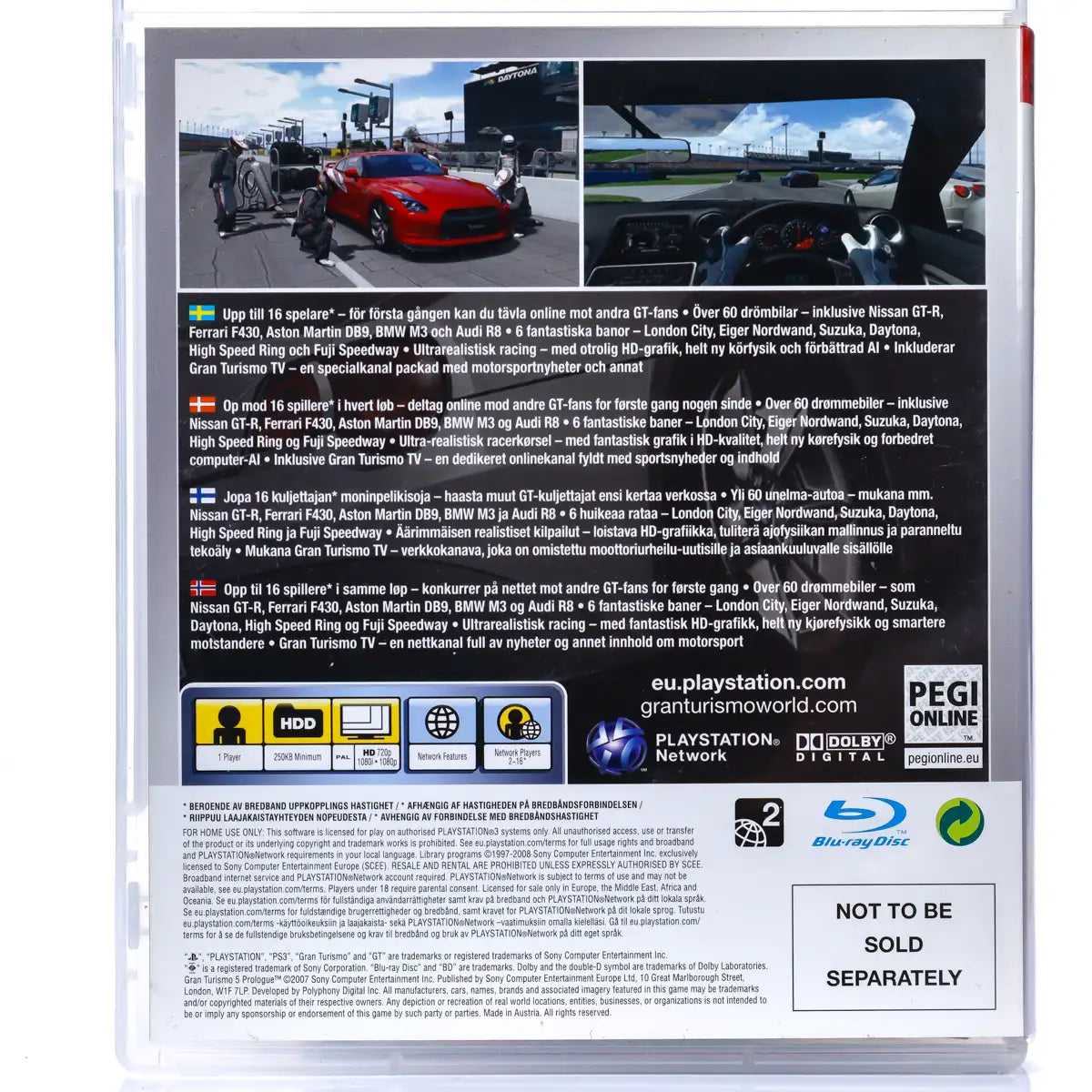 Gran Turismo 5: Prologue - PS3 spill - Retrospillkongen