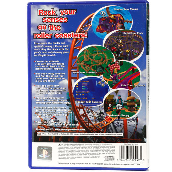 Theme Park World - PS2 spill - Retrospillkongen
