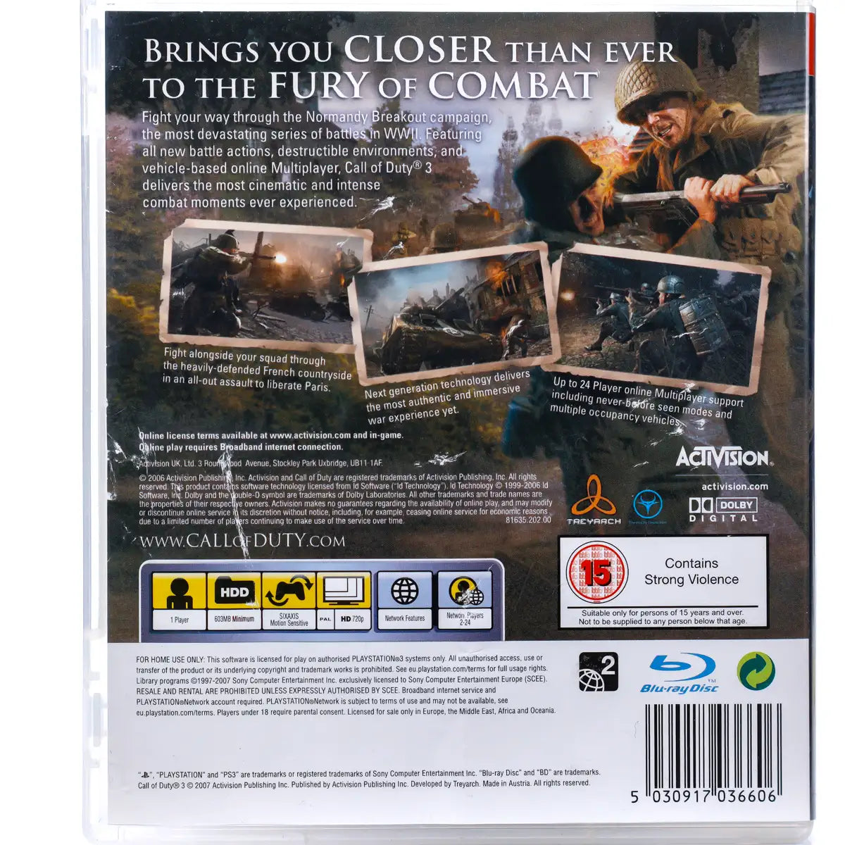 Call of Duty 3 - PS3 spill - Retrospillkongen