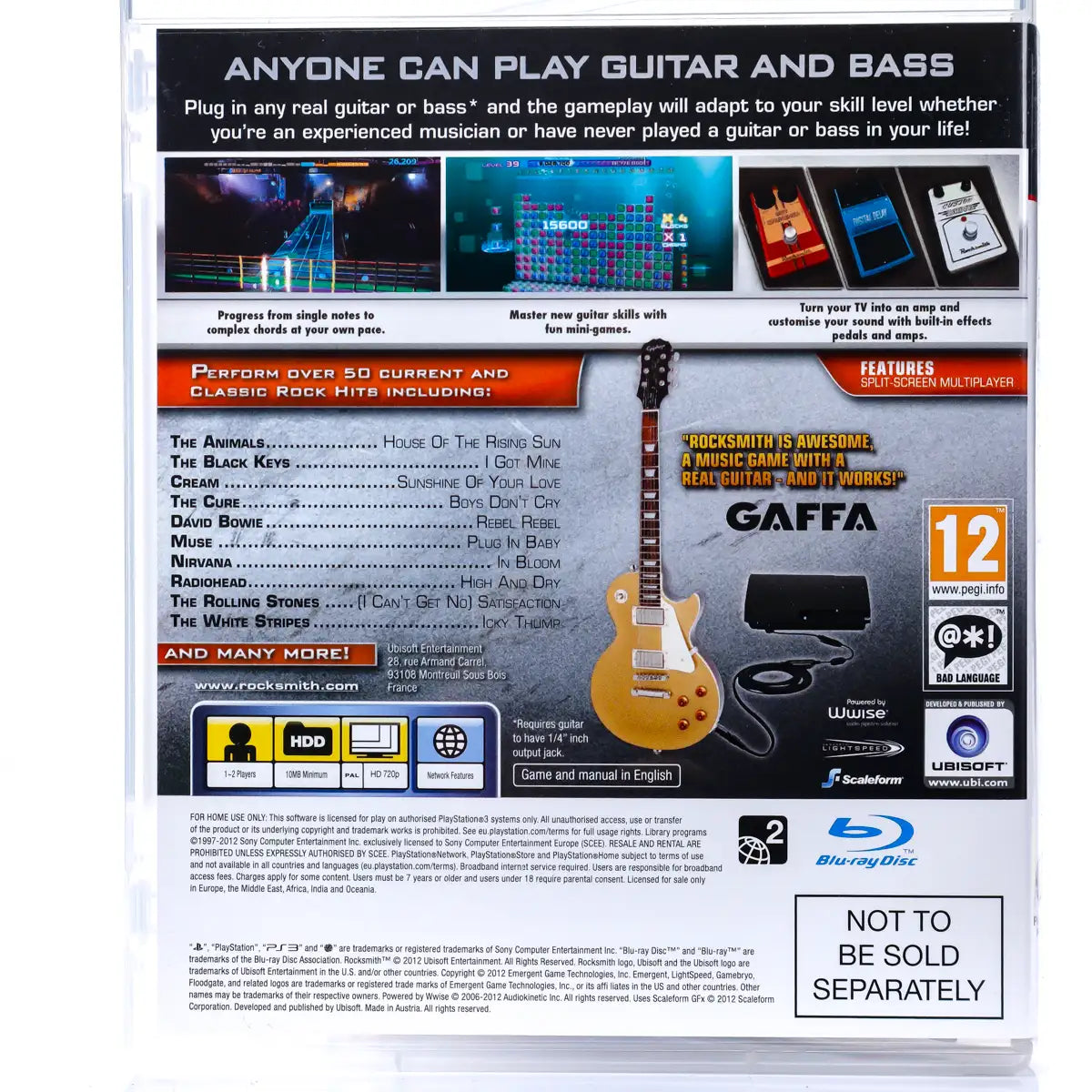 Rocksmith - PS3 spill - Retrospillkongen