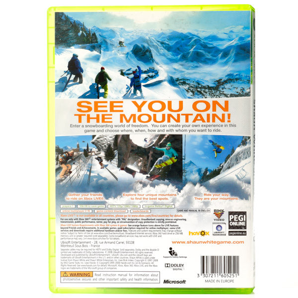 Shaun White Snowboarding - Xbox 360 spill - Retrospillkongen