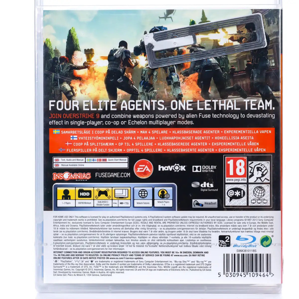 Fuse - PS3 spill (Forseglet) - Retrospillkongen