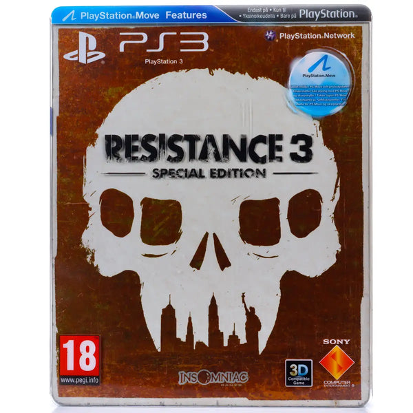 Resistance 3 - Special Edition (Steelbook) - PS3 spill