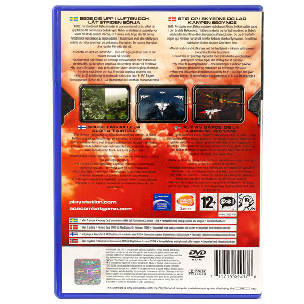 Ace Combat: The Belkan War - PS2 spill - Retrospillkongen